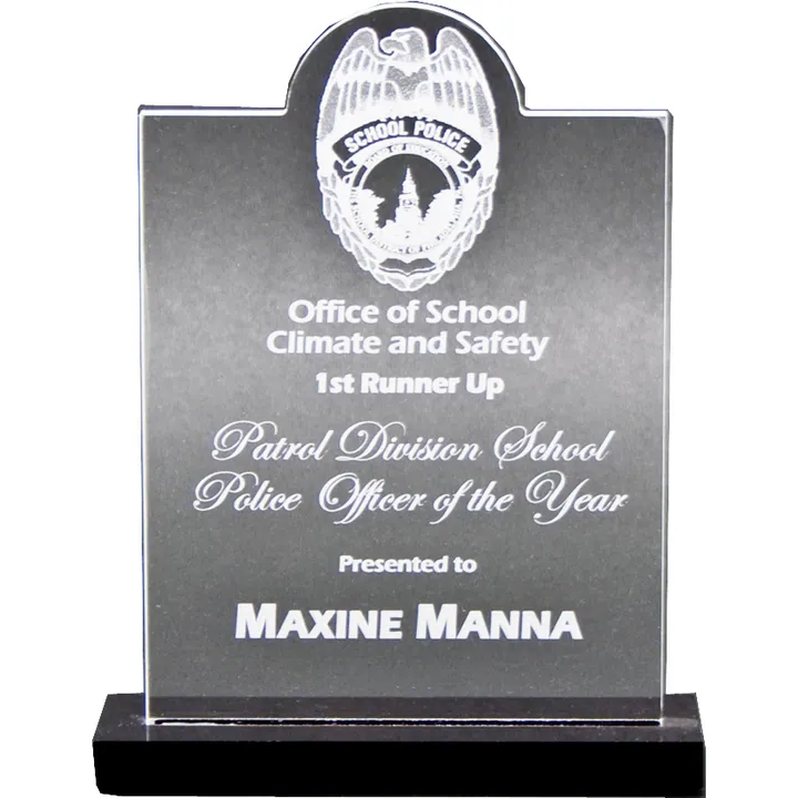 Acrylic Awards example