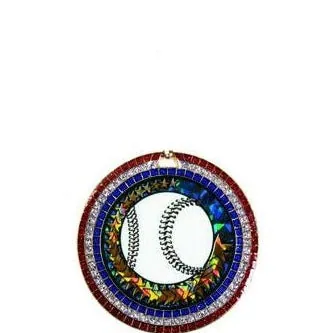 Red/Blue/White Glitter Medal Series