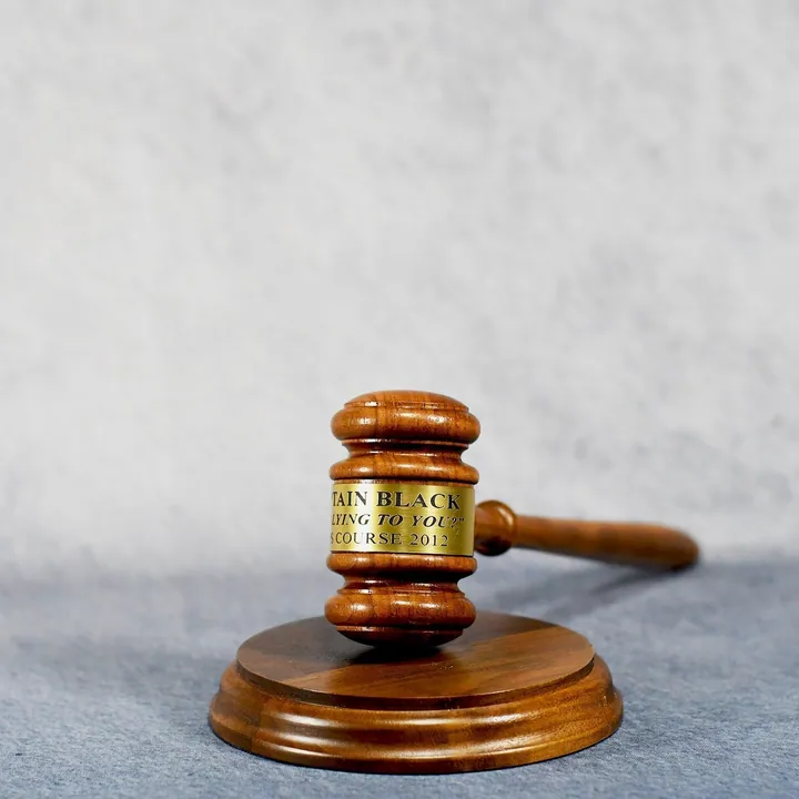 Walnut Gavel With Sounding Block