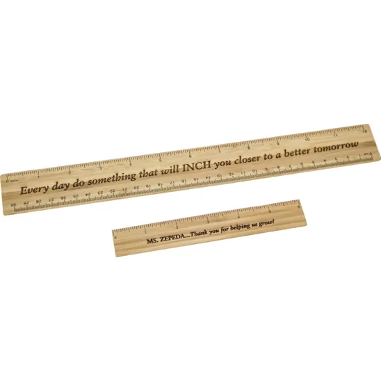 Wooden Bamboo Ruler