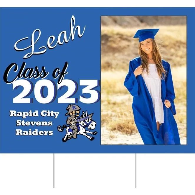 Custom graduation yard sign